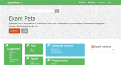 Desktop Screenshot of exampeta.com